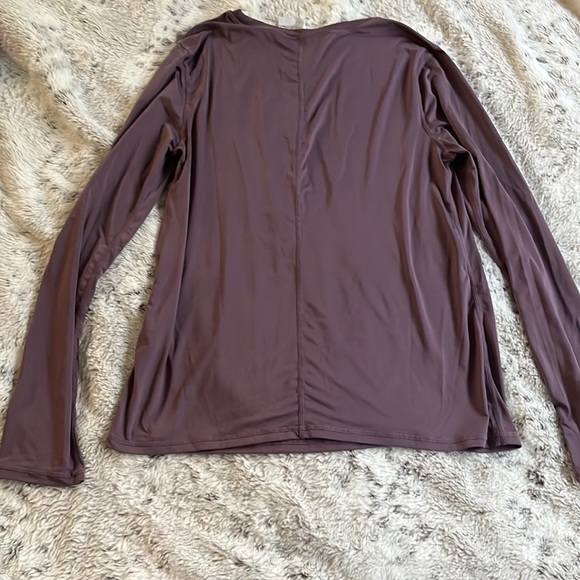 Fabletics Plum Long Sleeve Shirt - Picture 7 of 7